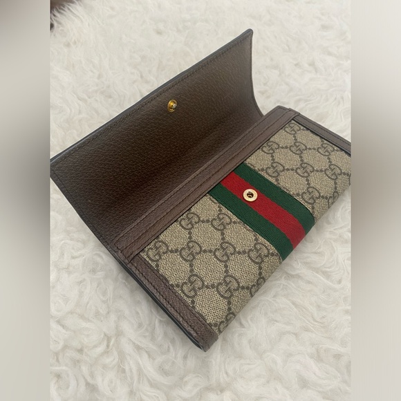 SOLD❌❌❌EUC GUCCI OPHIDIA GG CONTINENTAL WALLET - Picture 7 of 14